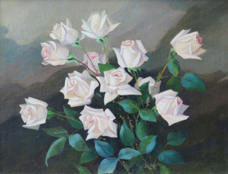 4. Roses. 1943. Oil on Canvas. 