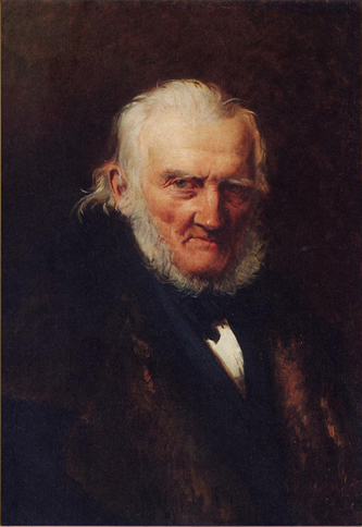 2. Portrait of her father. 1878. Oil painting.