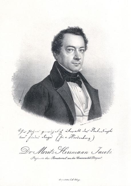 1.Moritz von Jacobi. 1837. Lithograph. University of Tartu, Library. 