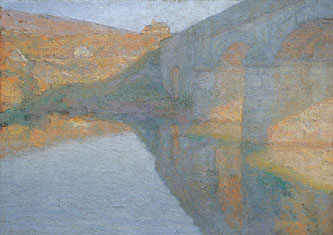 2. Bridge on the Dobra. 1907. Oil on Canvas. National Gallery of Slovenia. 