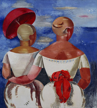 4. Ladies at the Seaside. 1920. Oil on Canvas. Latvian National Museum of Art. 