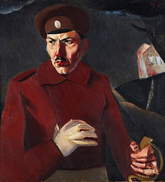 5. Portrait of Karl Baltgaile. 1917. Oil on Canvas. 