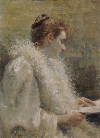 3. Parisian with Letter. 1893. Oil on Canvas. 