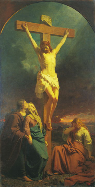 3. Christ on the Cross. 1857-1859. Oil painting. Kumu Art Museum, Estonia. 