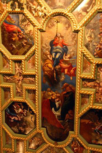 2. Ceiling of Our Lady of the Rock, detail 