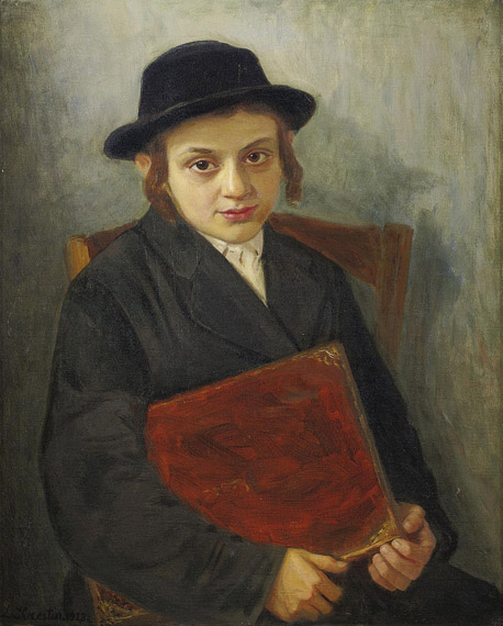 1. Portrait of a Jewish Boy. 1923. Oil on Canvas. 