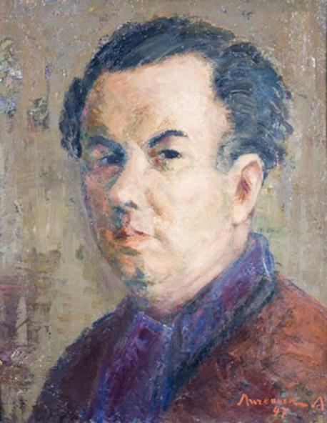 1. Self-portrait. 1947. Oil painting. 