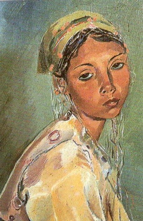 1. Bride. 1937. Oil painting. 