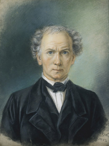1. Self-Portrait. 1855. Pastel 
