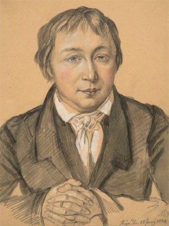4. Portrait of a Young Man. 1824. Pencil, gouache, watercolor. Art Museum of Estonia.