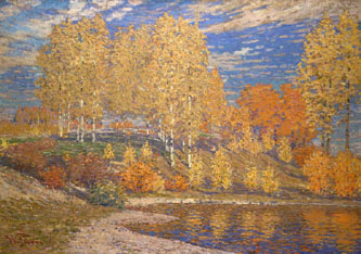 3. Autumn Sun. 1909. Oil painting.  Latvian National Museum of Art. 