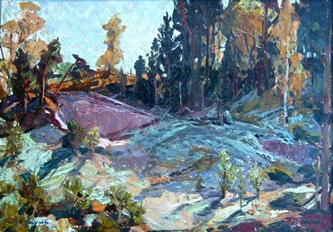 2. Landscape. 1960. Oil painting. 