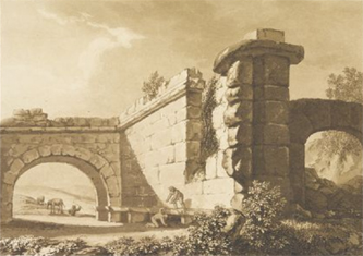 5. Ruins. 1820-29. Aquatint, print on paper. 
