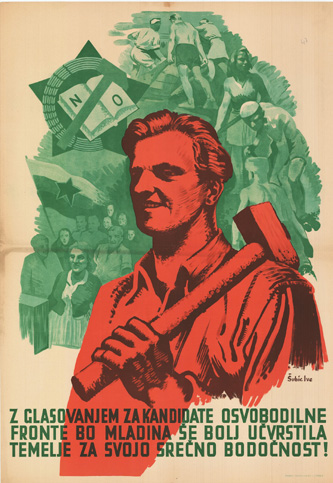 5. Political poster, National Liberation Army. 1946. Lithograph. 