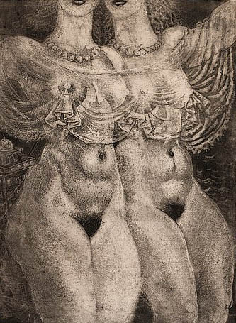 3. Nude Women. 1930. Etching. 