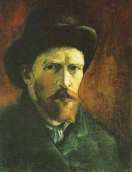 Self-Portrait with Grey Felt Hat, 1887