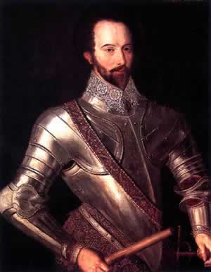  Samuel de Champlain in Armor, artist unknown 