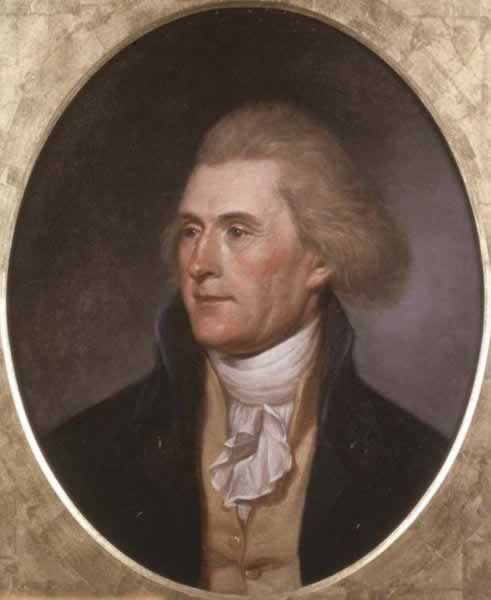  Thomas Jefferson, 1791, by Charles Wilson Peale