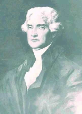  Thomas Jefferson as a younger man, artist unknown