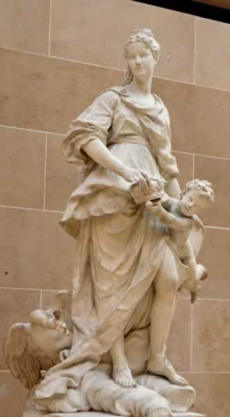  Statue of Maria Leszczynska by Guillaume Coustou the Elder 