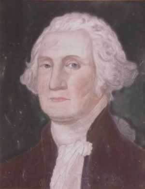  George Washington, 1789, pastel, artist unknown