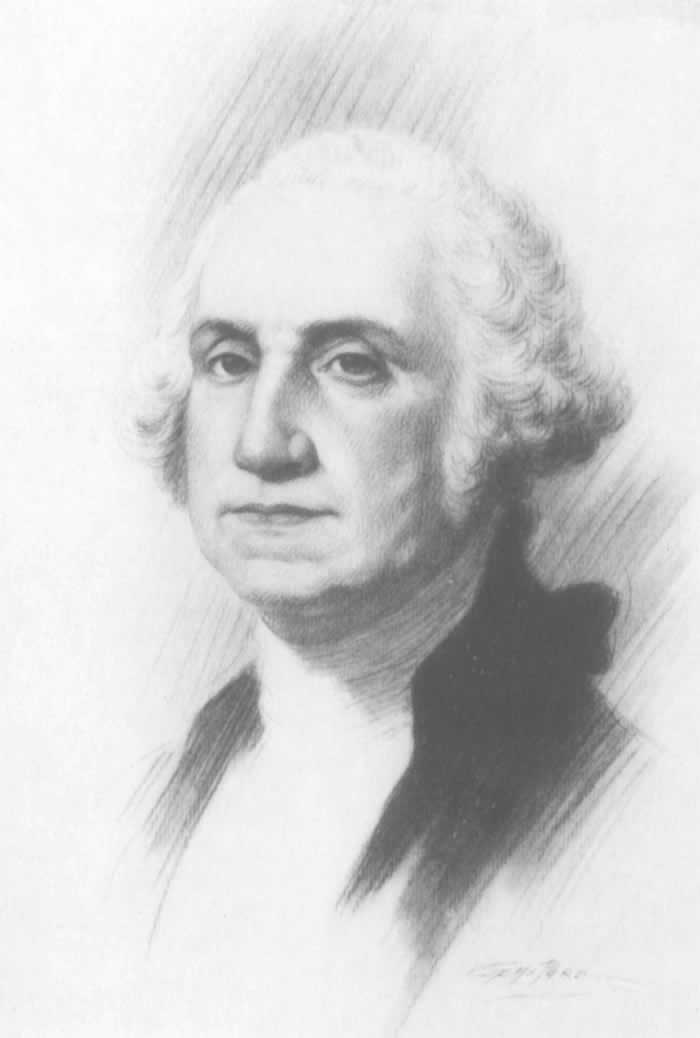  George Washington engraving, artist unknown