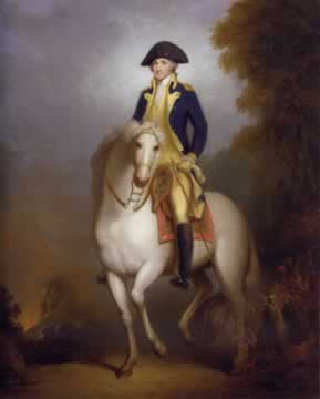  George Washington equestrian portrait by Rembrandt Peale