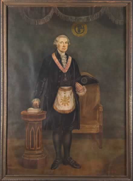  George Washington in Masonic clothing