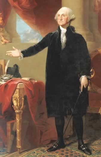  George Washington Landsdowne Portrait by Gilbert Stuart