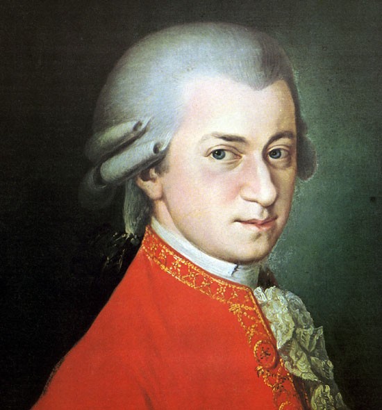 Mozart, by Barbara Krafft, Post-humous Portrait, 1819