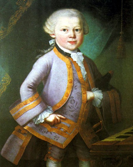 Mozart in Choral Dress, 1763 by Lorenzoni