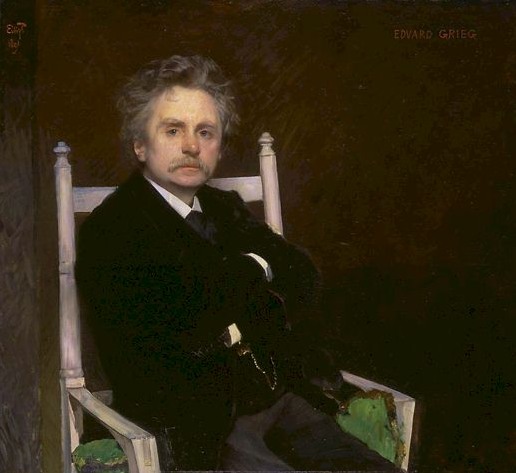 Edvard Grieg by Eiliff Peterssen, 1891