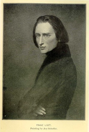 Franz Liszt by Ary Scheffer 1837