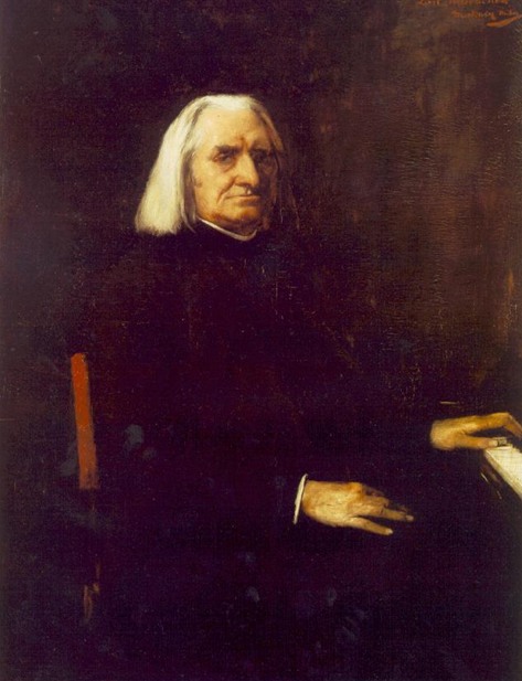 Liszt as an older man