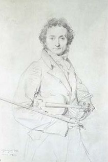 Portrait #1, Jean-Auguste-Dominique Ingres, 1819