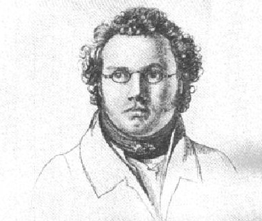 Schubert by Leopold Kupelweiser, 1821