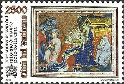 In Persia Marco Polo listening to the story of the Three Kings
(folio 223 recto)
