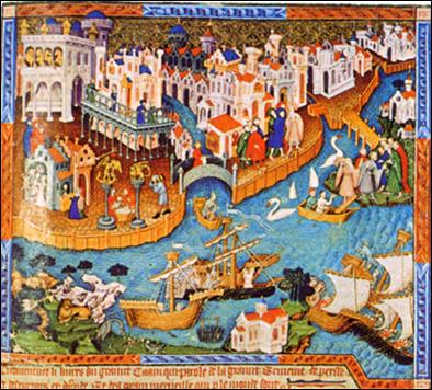 Marco Polo Leaving Venice